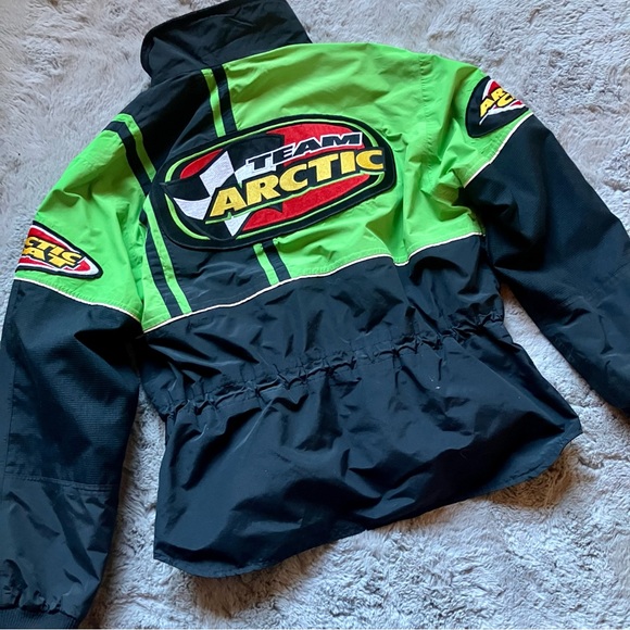 Vintage 90s Authentic Team Arctic Cat Snowmobile Goretex Jacket, mint condition - Picture 7 of 8